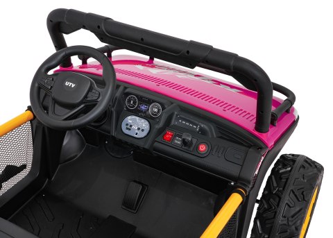 Pojazd Buggy UTV SPEED Różowy