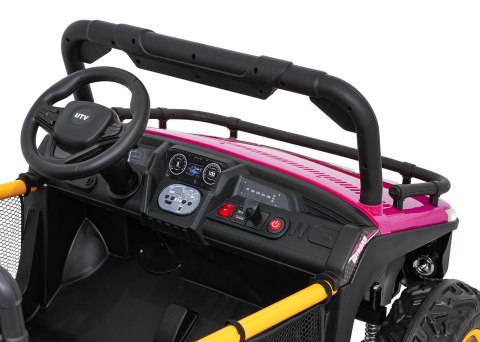 Pojazd Buggy UTV SPEED Różowy