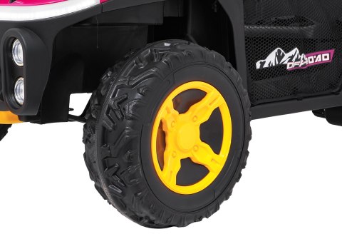 Pojazd Buggy UTV SPEED Różowy