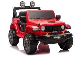 Pojazd Na Akumulator Jeep Rubicon 4x4 DK-JWR556 4x200W 24V Czerwony