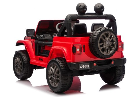 Pojazd Na Akumulator Jeep Rubicon 4x4 DK-JWR556 4x200W 24V Czerwony