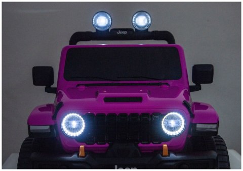 Pojazd Na Akumulator Jeep Rubicon 4x4 DK-JWR556 4x200W 24V Różowy