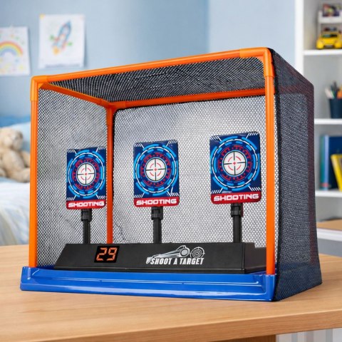 Tarcza Elektroniczna Do Strzelania Cyfrowy Licznik LCD Siatka Ruchome Cele