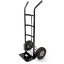 Wózek transportowy 200 kg stalowy 2 koła pompowane magazynowy do ładunków
