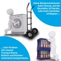 Wózek transportowy 200 kg stalowy 2 koła pompowane magazynowy do ładunków