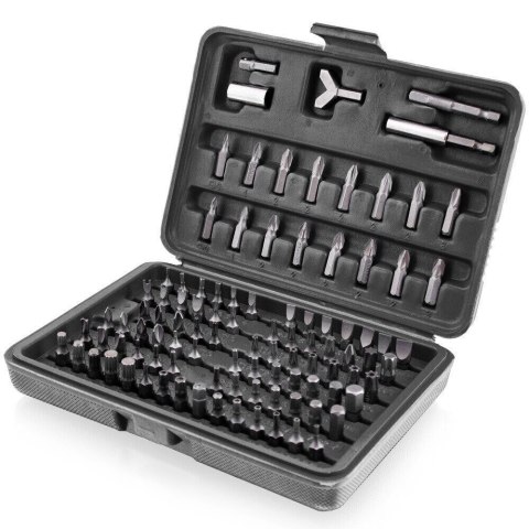 Zestaw narzędzi Bitów TORX i imbusów - 100 elementów w skrzynce