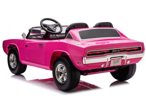 Auto Na Akumulator Dodge Charger R/T DLS-K12 24V7Ah Różowy
