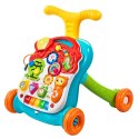 Chodzik Pchacz Edukacyjny Stolik Panel Interaktywny 5w1 Wielokolorowy