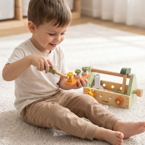 VIGA PolarB Skrzynka z Narzędziami Zestaw Drewniany