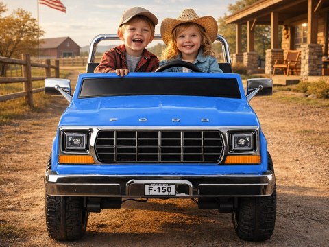 Auto na akumulator Dwu Osobowy Klasyczny Ford Bronco Autko Pickup PA0338