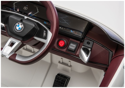 BMW i4 Biały Auto na akumulator EVA Skóra pilot