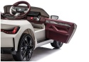 BMW i4 Biały Auto na akumulator EVA Skóra pilot
