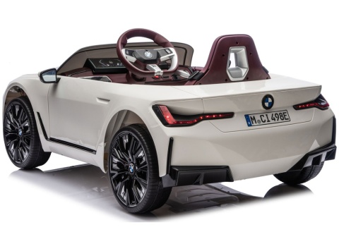 BMW i4 Biały Auto na akumulator EVA Skóra pilot