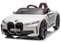 BMW i4 Biały Auto na akumulator EVA Skóra pilot