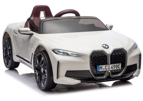 BMW i4 Biały Auto na akumulator EVA Skóra pilot