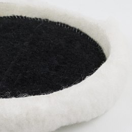 Wełniana nakładka polerska z rzepem do polerki 180 mm, 5 szt. BITUXX