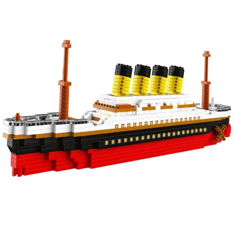 Zestaw Klocki Konstrukcyjne Statek Titanic Duży Model 60 cm 3327 el.