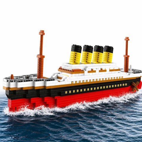 Zestaw Klocki Konstrukcyjne Statek Titanic Duży Model 60 cm 3327 el.