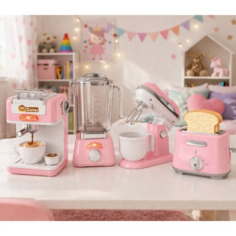 Zestaw Małego AGD Dla Dzieci Roboty Kuchenne Na Baterie Światła Dźwięki