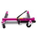 Zestaw rolek manewrowych 680kg hydrauliczne do auta 4szt Bituxx + stojak XL PRO+