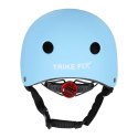 Kask rowerowy dla dziecka Trike Fix dziecięcy regulowany LED M 55-58cm niebieski