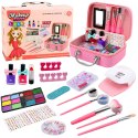 Zestaw Piękności Kosmetyczka Dla Dzieci Akcesoria Do Paznokci Suszarka 20el.