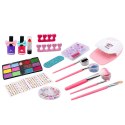 Zestaw Piękności Kosmetyczka Dla Dzieci Akcesoria Do Paznokci Suszarka 20el.
