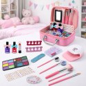 Zestaw Piękności Kosmetyczka Dla Dzieci Akcesoria Do Paznokci Suszarka 20el.