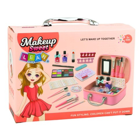 Zestaw Piękności Kosmetyczka Dla Dzieci Akcesoria Do Paznokci Suszarka 20el.