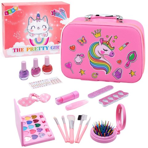 Zestaw Piękności Kosmetyczka Z Jednorożcem Kosmetyki Do Paznokci Makijażu