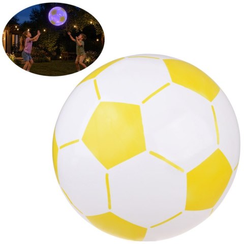 Dmuchana piłka LED dla dzieci śr45 cm Lekka Świecąca idealna do gry SP0869