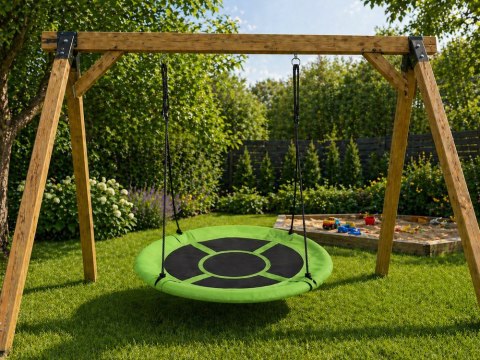 Huśtawka Bocianie gniazdo OKRĄGŁA śr. 100cm - max. obciążenie 250kg SP0877