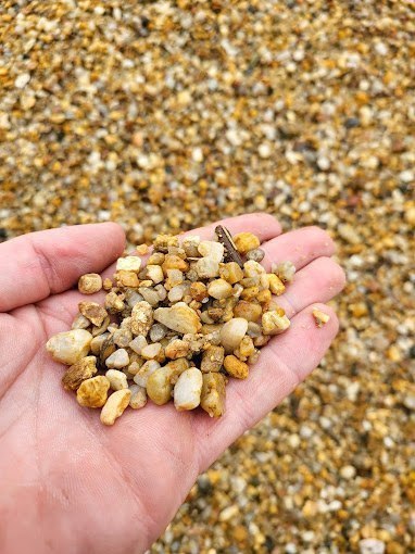 Kamień ogrodowy 2-8 mm płukany 15 kg - żwir dekoracyjny kolorowy do ogrodu i ścieżek