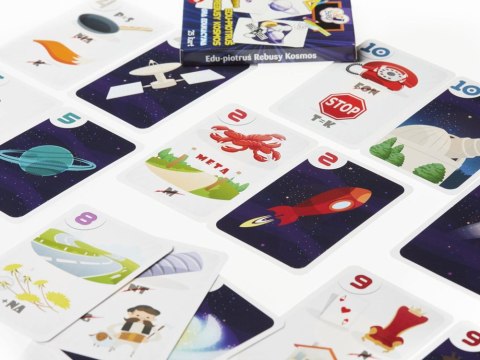 Muduko Gra karciana Edu Piotruś. Kosmos: Rebusy - edukacyjna GR0868