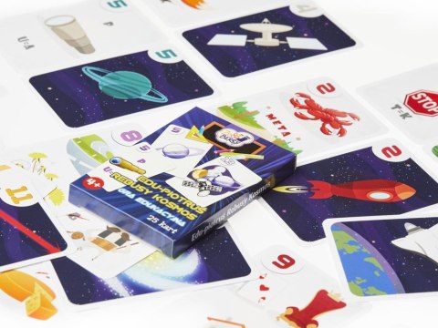 Muduko Gra karciana Edu Piotruś. Kosmos: Rebusy - edukacyjna GR0868