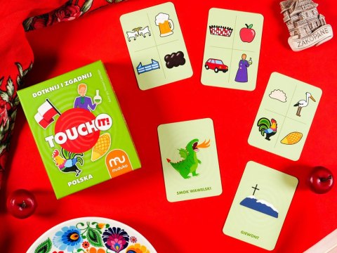 Muduko Gra karciana Touch IT Dotknij i zgadnij - Polska GR0729