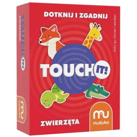 Muduko Gra karciana Touch IT Dotknij i zgadnij - Zwierzęta GR0726
