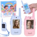 Zestaw 2x Krótkofalówki Dla Dzieci Walkie Talkie Video LCD 2" Kamera ZA6160