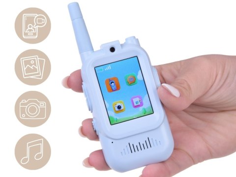 Zestaw 2x Krótkofalówki Dla Dzieci Walkie Talkie Video LCD 2" Kamera ZA6160