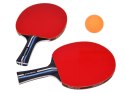 Zestaw do Ping-Ponga: 2 Drewniane Paletki + 3 piłeczki + etui SP0870