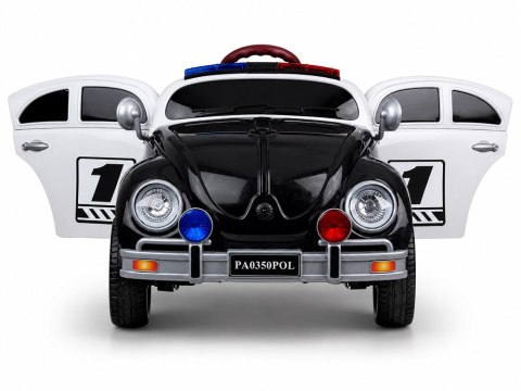 Autko na akumulator dla dziecka radiowóz garbus POLICJA bujanie PA0350