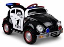 Autko na akumulator dla dziecka radiowóz garbus POLICJA bujanie PA0350