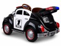 Autko na akumulator dla dziecka radiowóz garbus POLICJA bujanie PA0350