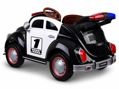 Autko na akumulator dla dziecka radiowóz garbus POLICJA bujanie PA0350