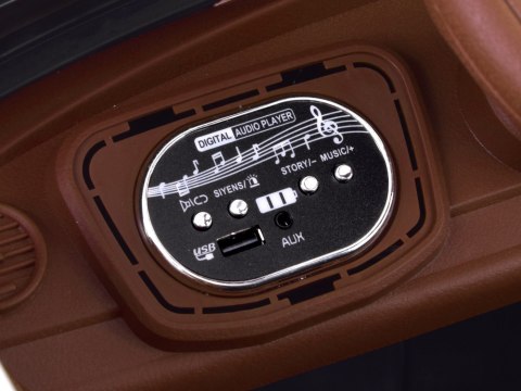 Autko na akumulator dla dziecka radiowóz garbus POLICJA bujanie PA0350