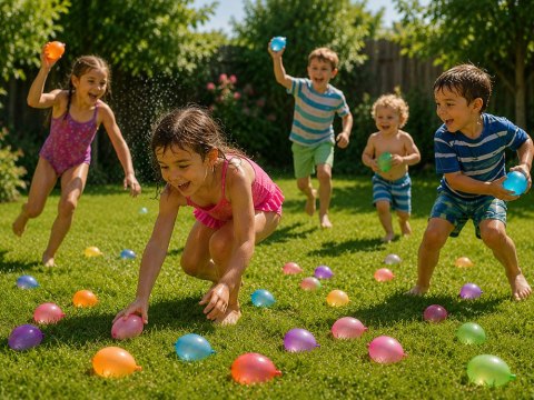 Balony na wodę - napełnij wężem 74 szt. w 60 sekund! Bomby wodne ZA6161