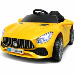 Cabrio B3 ŻÓŁTY Autko na akumulator - Światła, Dźwięki, MP3, USB - OUTLET