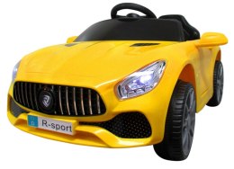 Cabrio B3 ŻÓŁTY Autko na akumulator - Światła, Dźwięki, MP3, USB - OUTLET