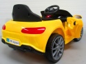 Cabrio B3 ŻÓŁTY Autko na akumulator - Światła, Dźwięki, MP3, USB - OUTLET