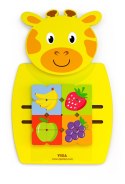 Drewniana Sensoryczna Tablica manipulacyjna Żyrafa Viga Toys